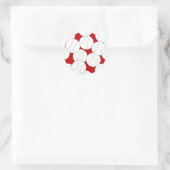 Rond Sticker de baseball (Sac)