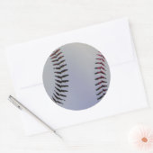 Rond Sticker de baseball (Enveloppe)