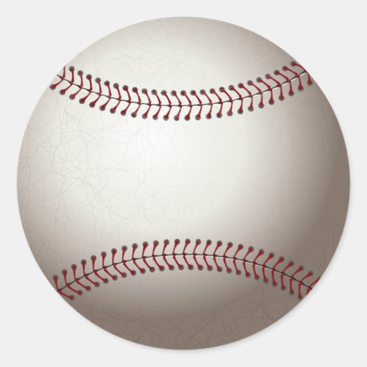 Rond Sticker de baseball (Devant)