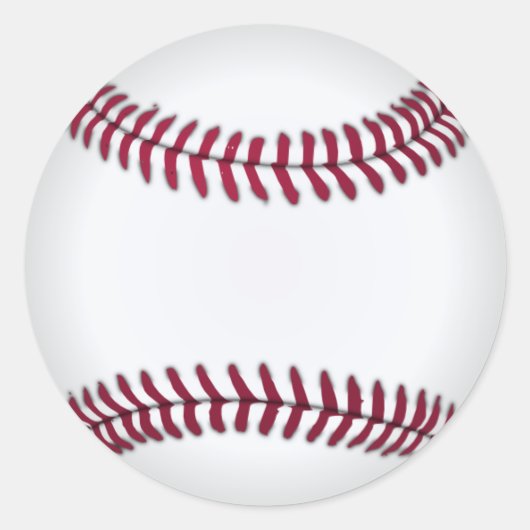 Rond Sticker de baseball (Devant)