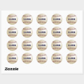 Rond Sticker de baseball Lloyd / Sceau (Feuille)