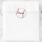 Rond Sticker de baseball personnalisé (Sac)
