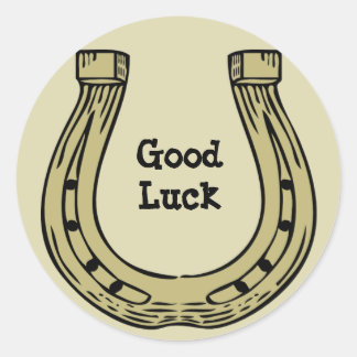 Rond Sticker de bonne chance
