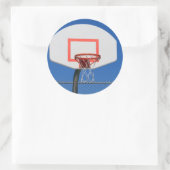 Rond Sticker de but de basket-ball (Sac)