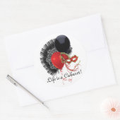 Rond Sticker de cabaret (Enveloppe)