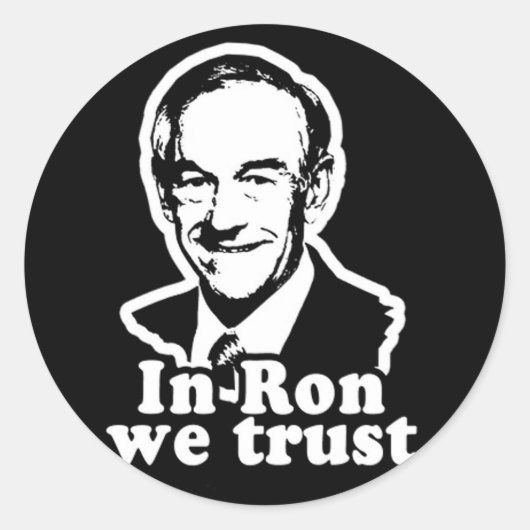 Rond Sticker de campagne 2012 pour Ron Paul (Devant)