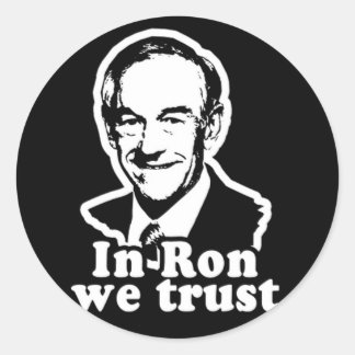 Rond Sticker de campagne 2012 pour Ron Paul