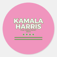 Sticker de campagne présidentielle Kamala Harris 2