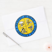 ROND STICKER DE CHAMP NETPDC AV DEPT SAUFLEY (Enveloppe)