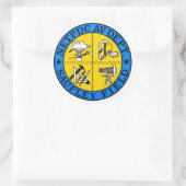 ROND STICKER DE CHAMP NETPDC AV DEPT SAUFLEY (Sac)