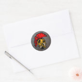 Rond Sticker de cheval de Troie (Enveloppe)