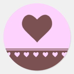 Rond Sticker de coeur