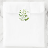 Rond Sticker de collection d'herbes (Sac)