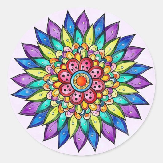 Rond Sticker de conception (Devant)