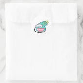 Rond Sticker de conception de cuisine atomique (Sac)