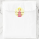 Rond Sticker de confirmation-Personnaliser (Sac)