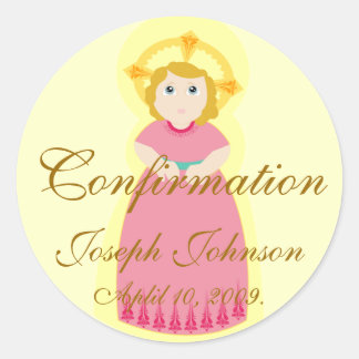 Rond Sticker de confirmation-Personnaliser