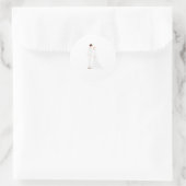 Rond Sticker de couple musulman marié (Sac)