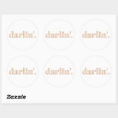 Rond Sticker de Darlin (Feuille)