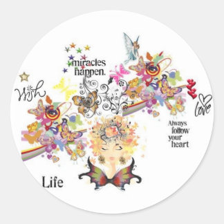 Rond Sticker de déesse LOVE