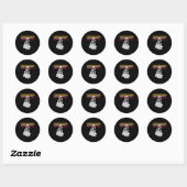 Rond Sticker de dépression saisonnière (Feuille)