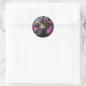 Rond Sticker de design tropical (Sac)
