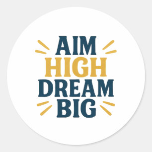 Rond Sticker de devis de grande motivation