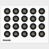 Rond Sticker de devis inspirant1 (Feuille)