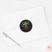 Rond Sticker de devis motivationnel cool (Enveloppe)