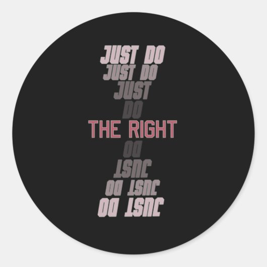 Rond Sticker de devis motivationnel cool1 (Devant)
