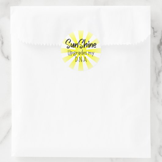 Rond Sticker de devis positif (Sac)