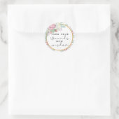 Rond Sticker de devis positif (Sac)