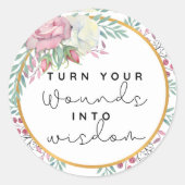 Rond Sticker de devis positif (Devant)