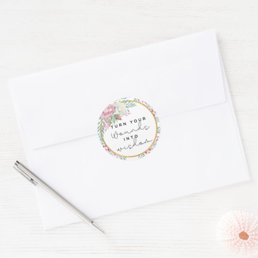 Rond Sticker de devis positif (Enveloppe)