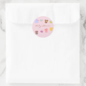Rond Sticker de douche pour fille bébé (Sac)