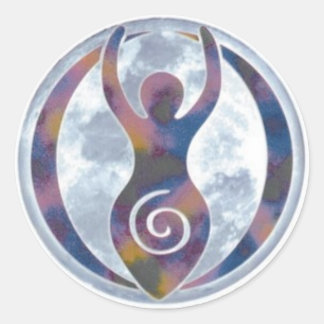 Rond Sticker de fenêtre déesse spirale