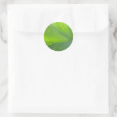 Rond Sticker de fermeture feuille (Sac)