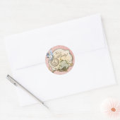 Rond Sticker de fête d'anniversaire ou phoque - Princes (Enveloppe)