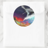 Rond Sticker de flux symbolique (Sac)