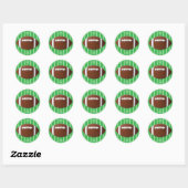 Rond Sticker de football (Feuille)