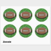 Rond Sticker de football (Feuille)