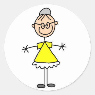 Rond Sticker de grand-mère