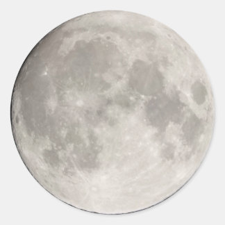 Rond Sticker de grande lune