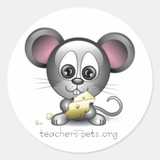 Rond Sticker de grande souris