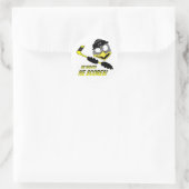 Rond Sticker de hockey Penguin (Sac)