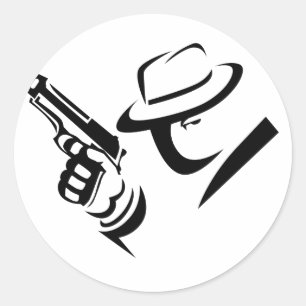 Rond Sticker de Homard inspecteur