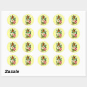 Rond Sticker de jardin (Feuille)