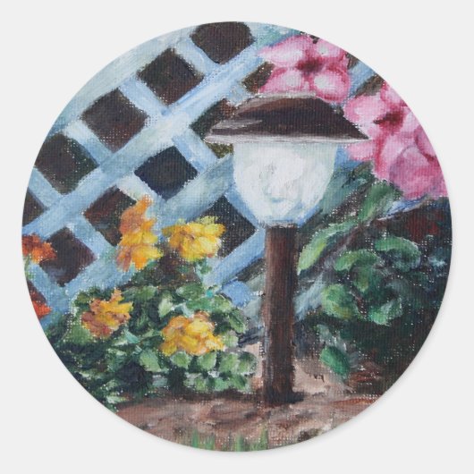 Rond Sticker de jardin de nuit (Devant)