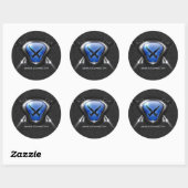 Rond Sticker de jeu HeLix (Feuille)