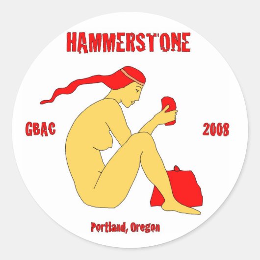 Rond Sticker de la bande de Hammerston (Devant)